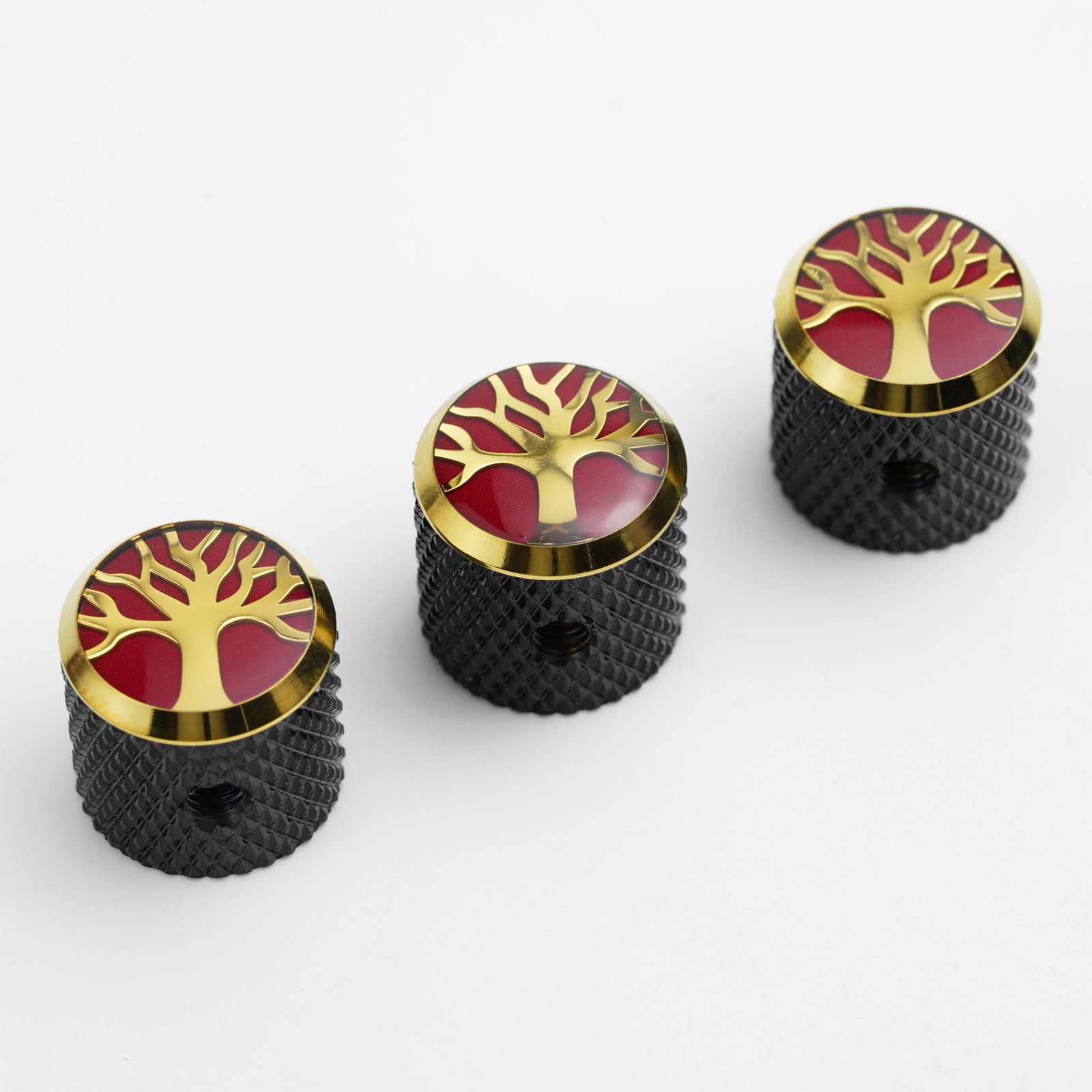 Boutons de contrôle de guitare en acier inoxydable CNC Guyker CKB003 pour guitare électrique et basse