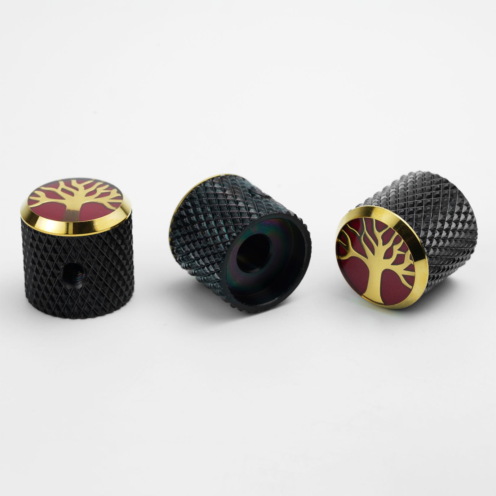 Boutons de contrôle de guitare en acier inoxydable CNC Guyker CKB003 pour guitare électrique et basse