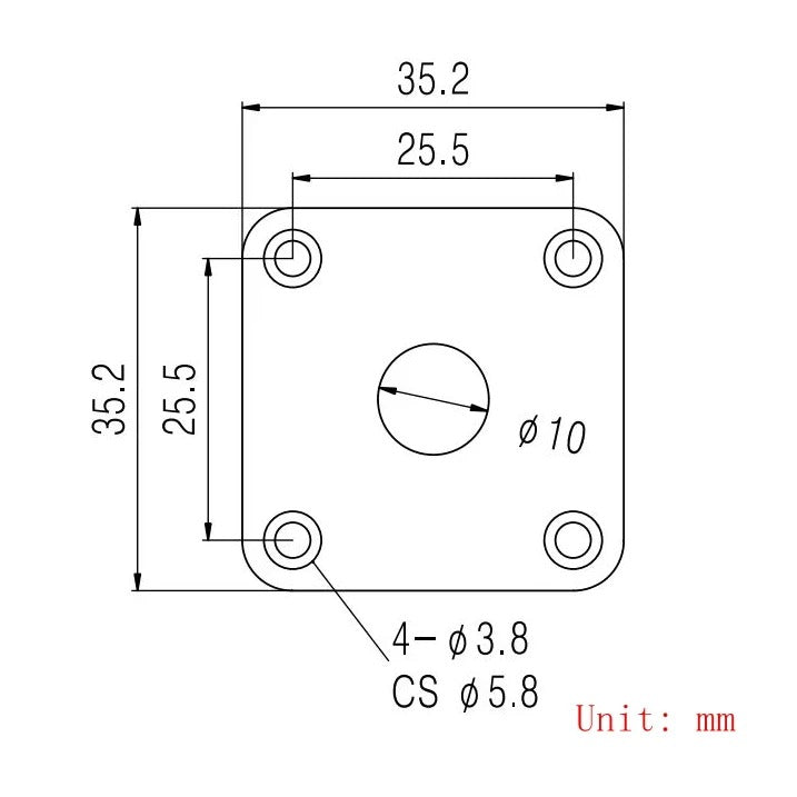 Guyker Decorative Guitar Jack Plate with Output Jack Socket Set for Electric Guitar