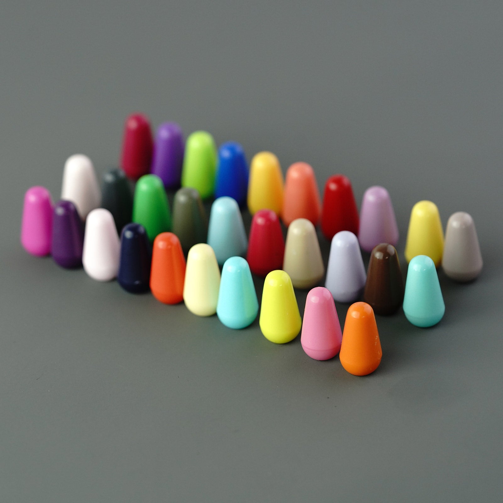 Guyker Dopamine Color Switch Knobs for Import Stratocaster Guitar (30Pcs)