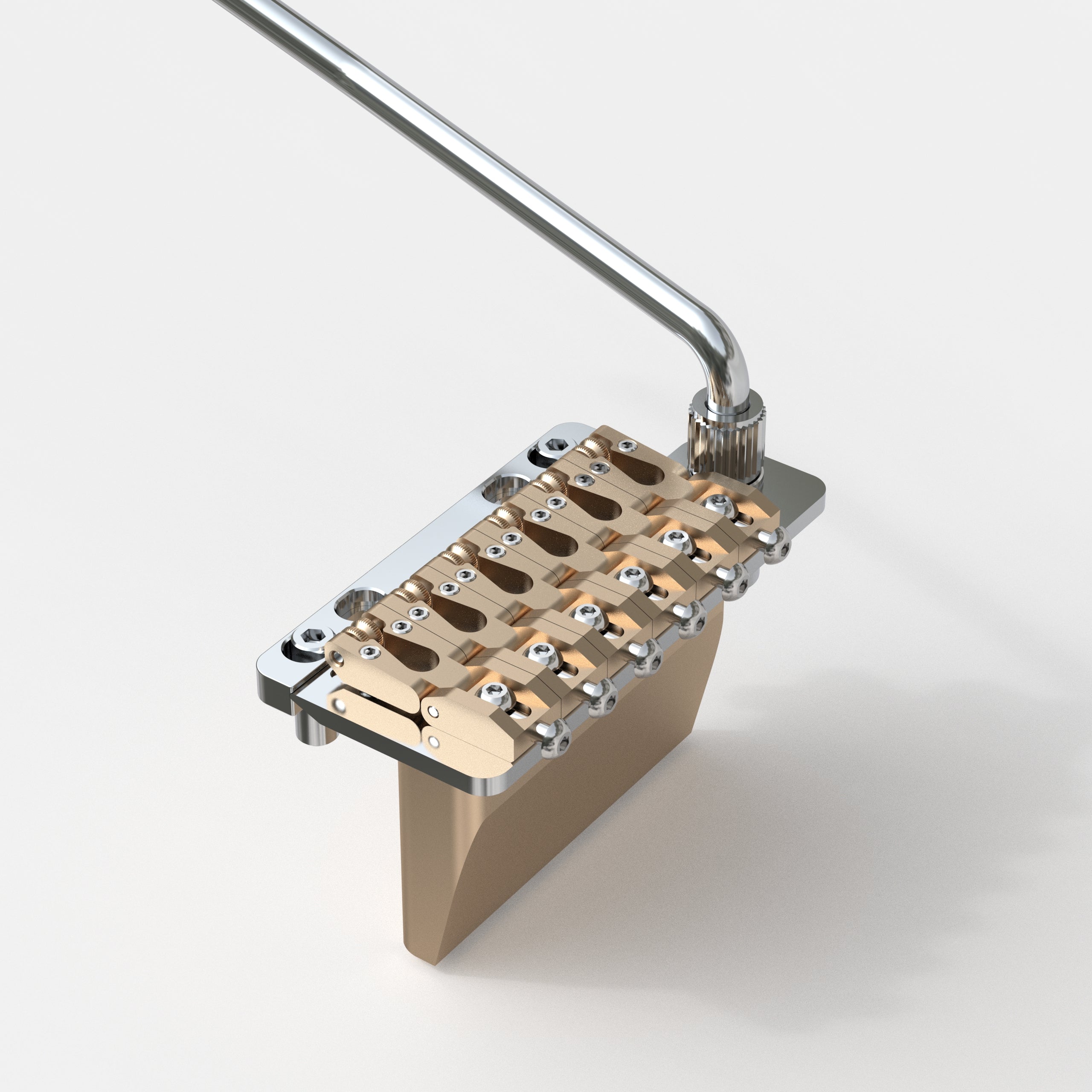 Guyker GG901 Small Double Locking Tremolo Bridge with CNC Brass Saddles