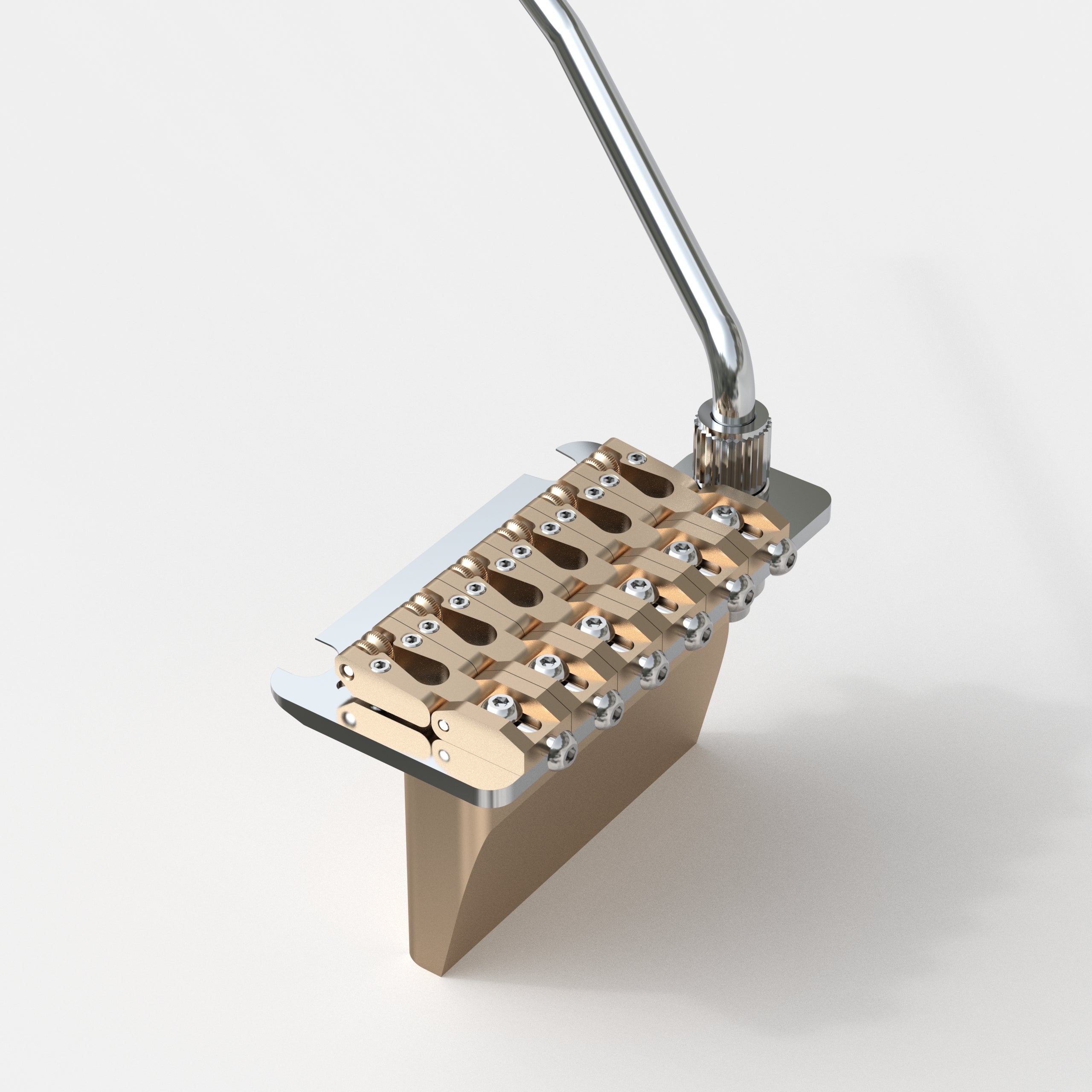 Guyker GG902 2-Point Tremolo Bridge with CNC Brass Saddles