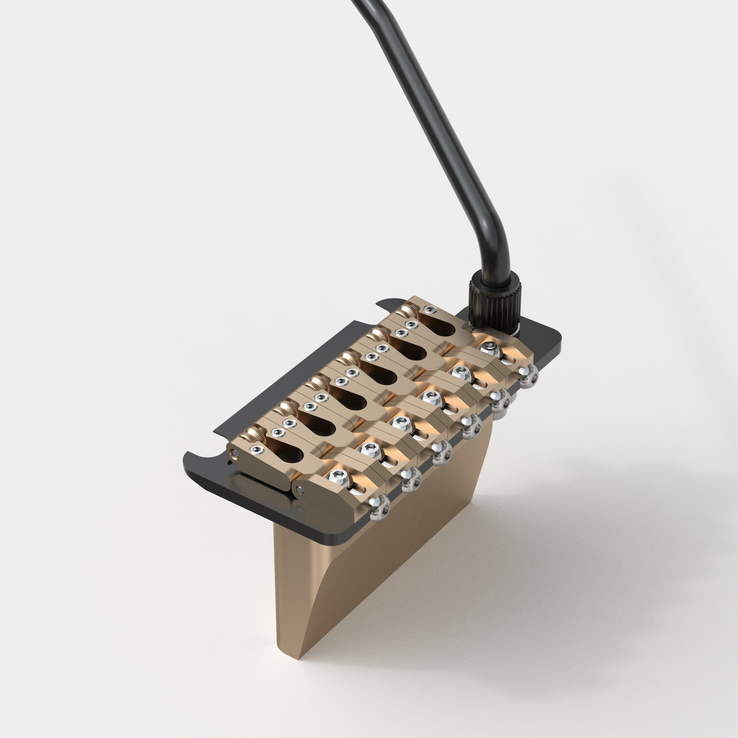 Guyker GG902 2-Point Tremolo Bridge with CNC Brass Saddles