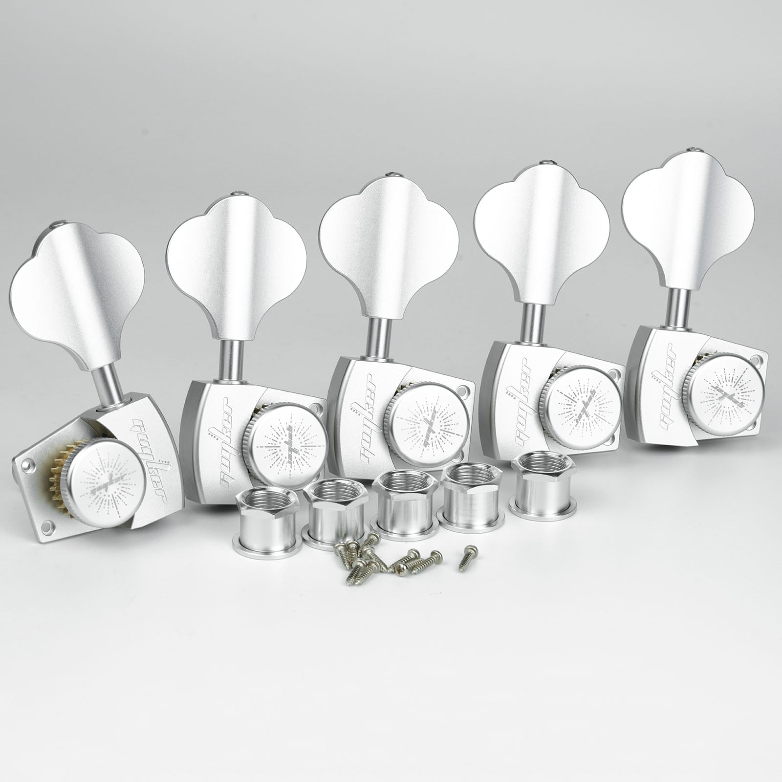 Guyker GKA-3639SP Locking Bass Tuning Machine 1:26 Ratio with CNC Aluminum Alloy Body