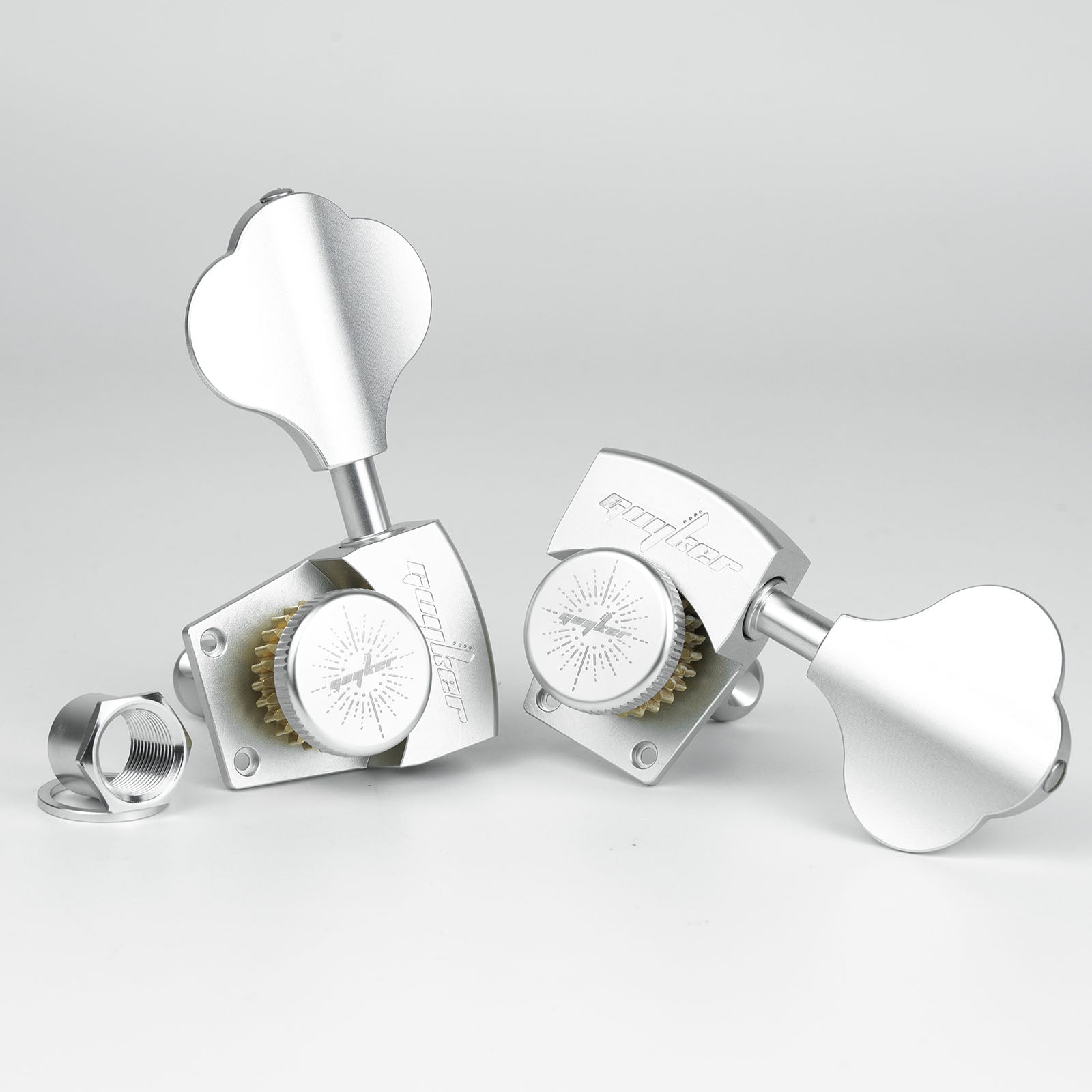 Guyker GKA-3639SP Locking Bass Tuning Machine 1:26 Ratio with CNC Aluminum Alloy Body