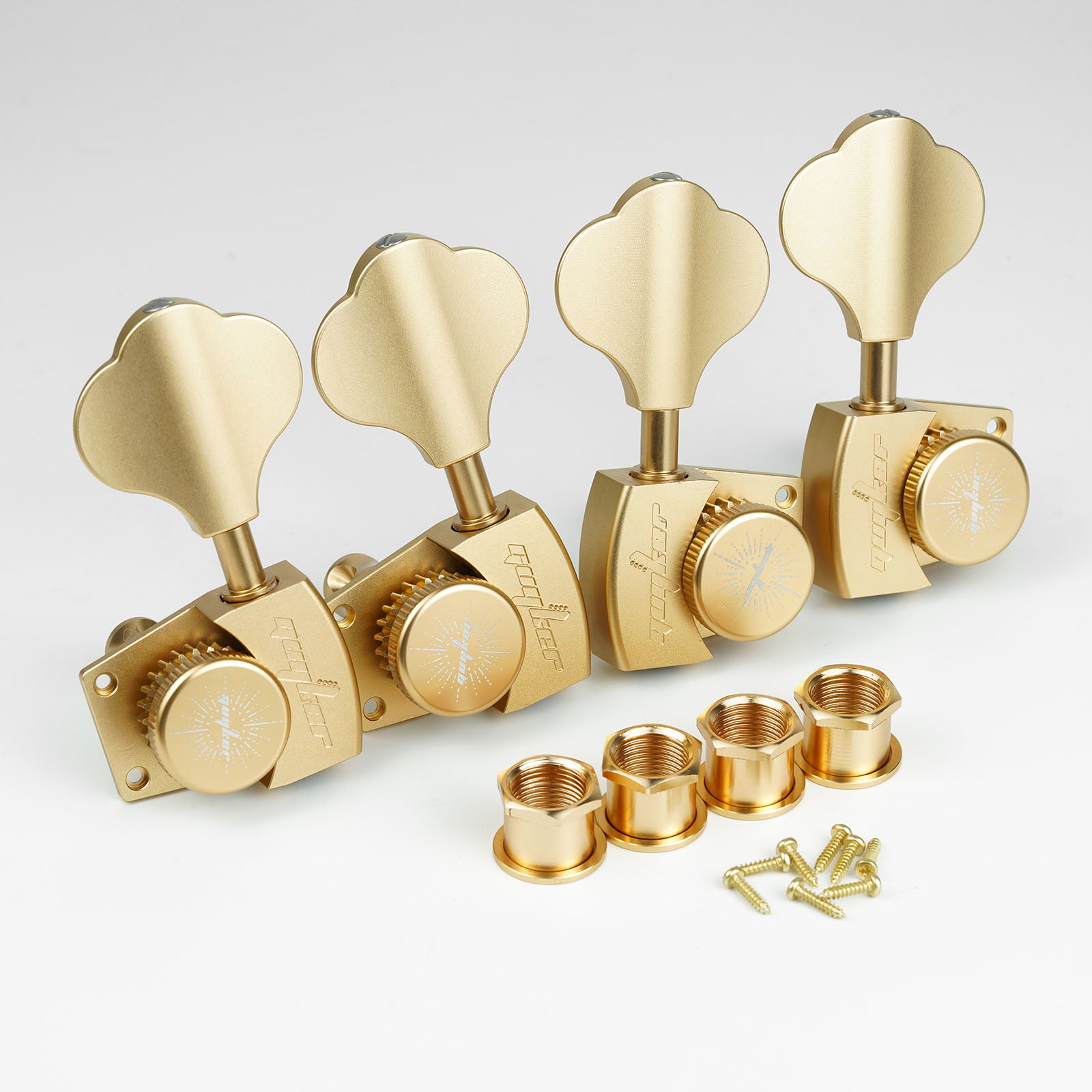 Guyker GKA-3639SP Locking Bass Tuning Machine 1:26 Ratio with CNC Aluminum Alloy Body