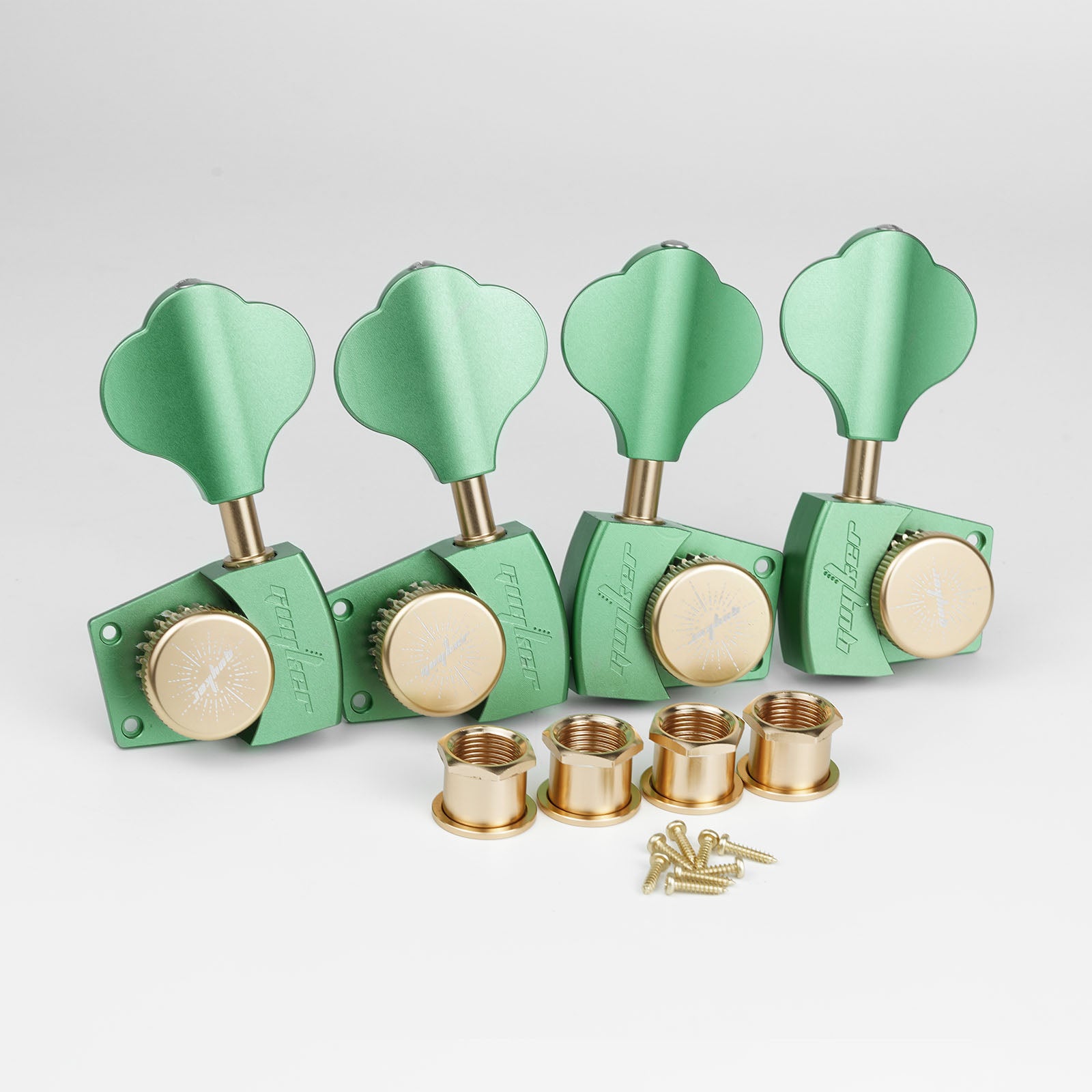 Guyker GKA-3639SP Locking Bass Tuning Machine 1:26 Ratio with CNC Aluminum Alloy Body