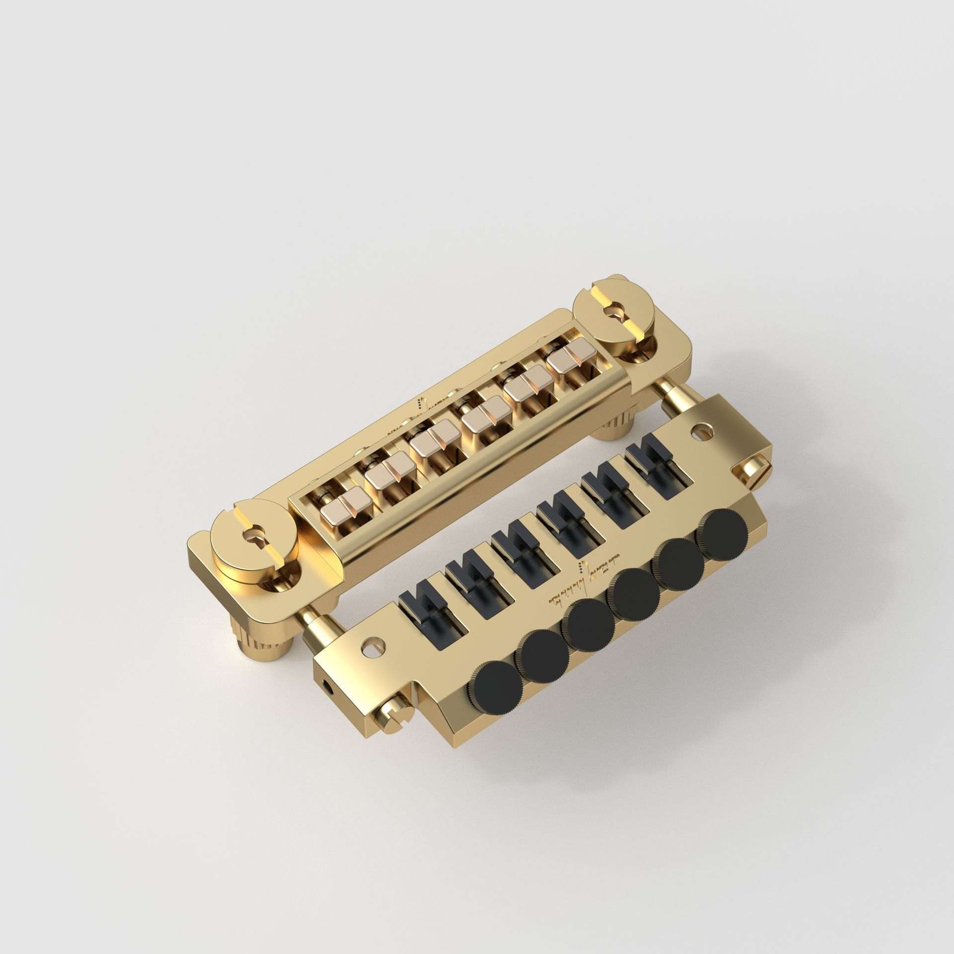 Guyker GM004 Wraparound Guitar Bridge & TP2 Tailpiece Set