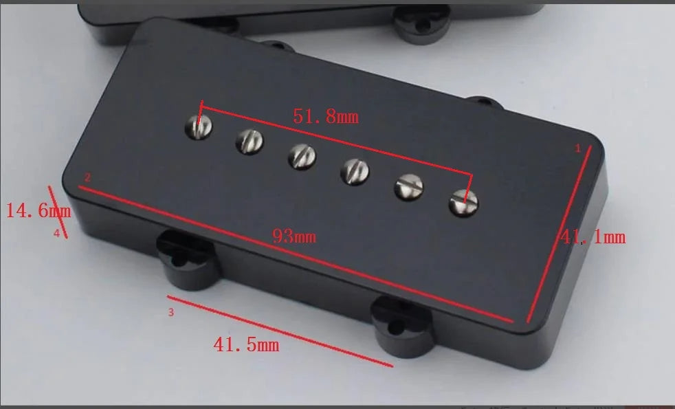 Guyker Alnico Canary Single Coil Pickup Set Jazzmaster