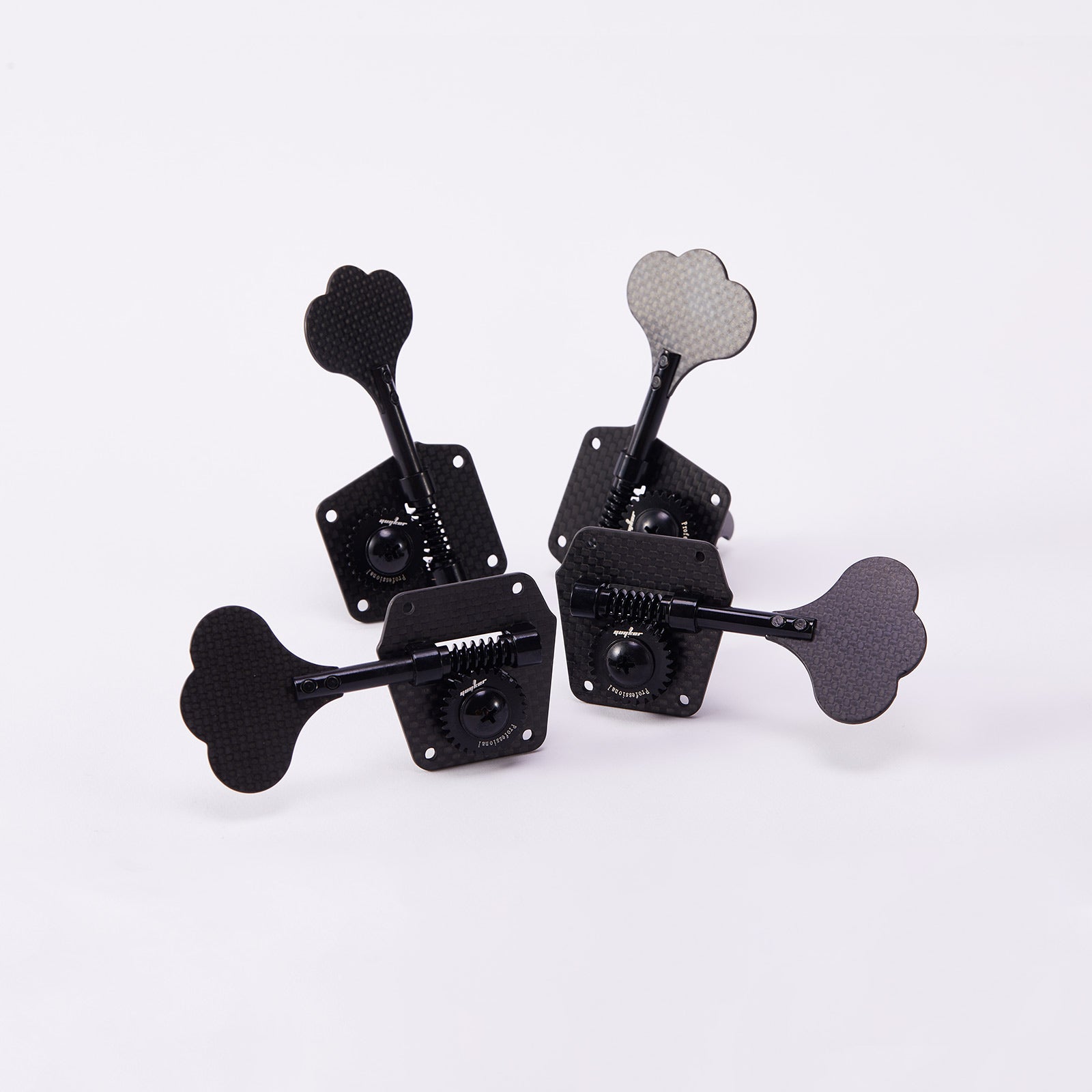 Guyker Carbon Fiber Bass Tuning Pegs 1:28 gear ratio GK 530T-12
