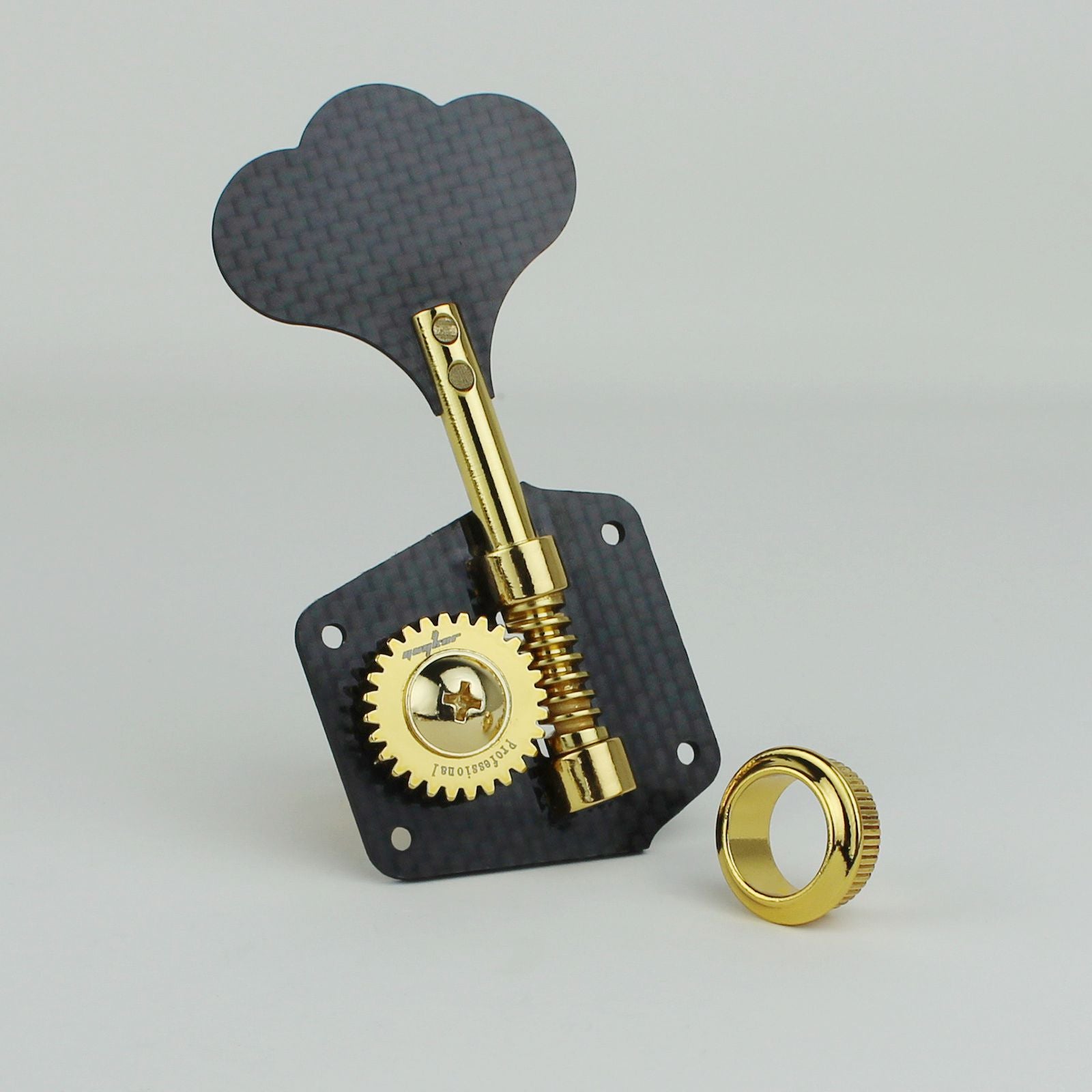 Guyker Carbon Fiber Bass Tuning Pegs 1:28 gear ratio GK 530T-14