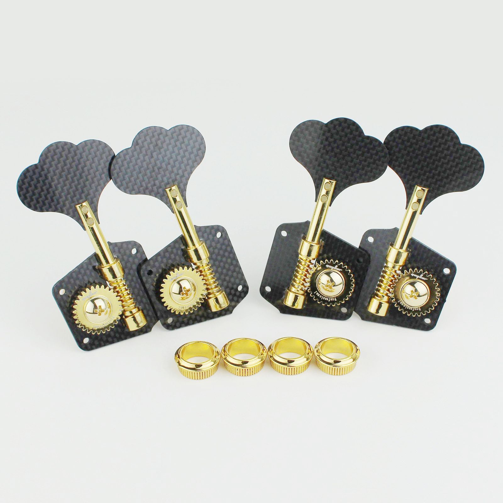 Guyker Carbon Fiber Bass Tuning Pegs 1:28 gear ratio GK 530T-8