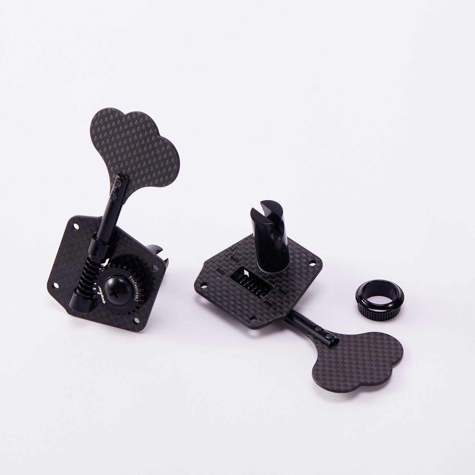 Guyker Carbon Fiber Bass Tuning Pegs 1:28 gear ratio GK 530T-9