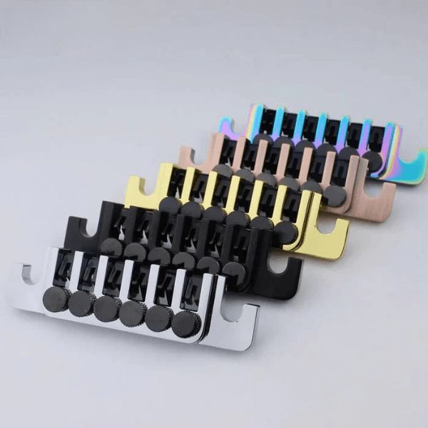 Guyker Electric Guitar Bridge Tune-O-Matic with Rolling