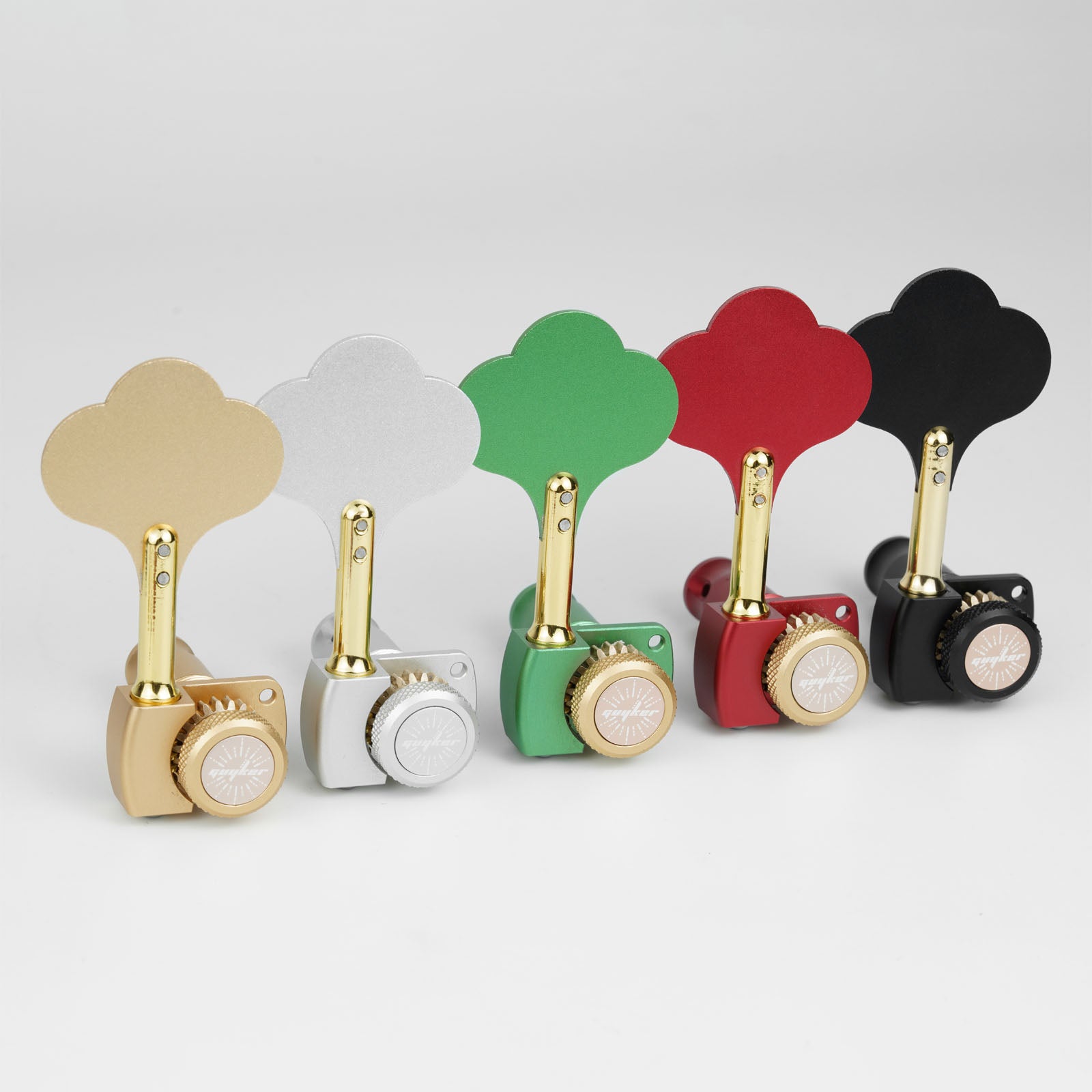 Guyker BBA-101 Dopamine Color Bass Locking Machine Heads Tuner for Electric Bass