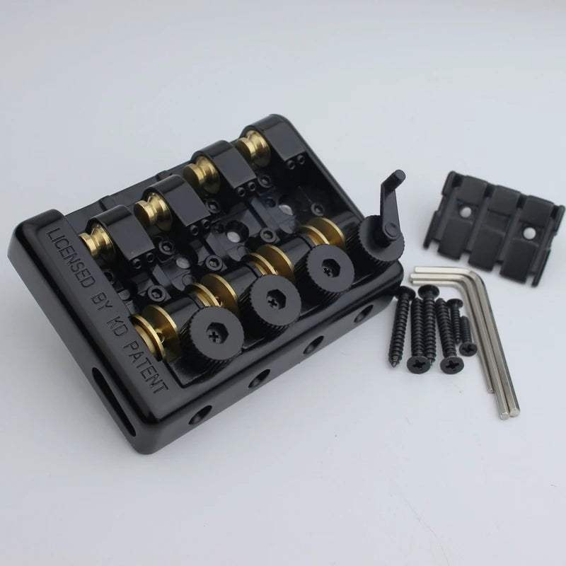 Guyker Headless Bass Bridge 4-String Travel 20.1mm Spacing WB1004