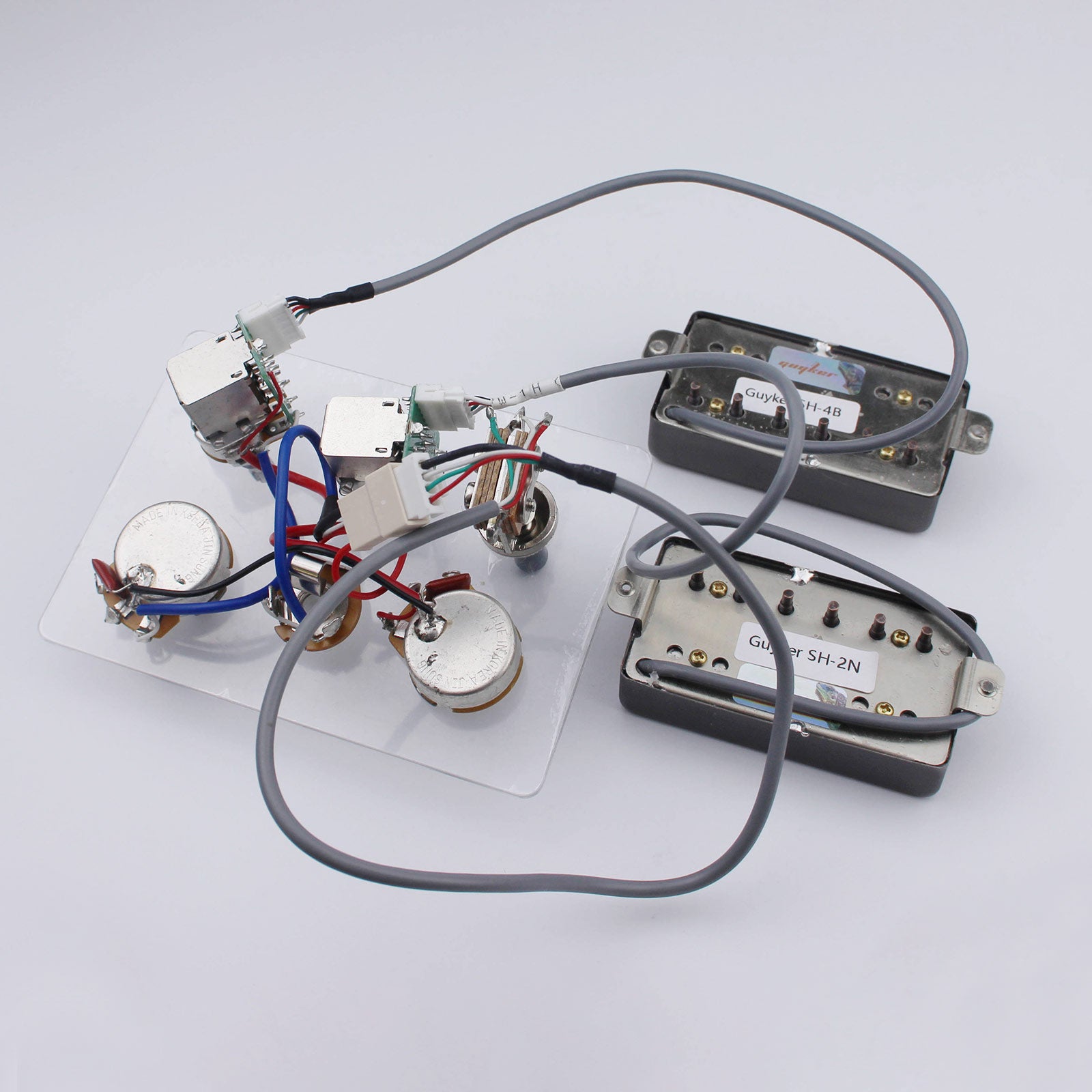 Guyker Humbucker Pickup Set Alnico with Engraved Cover LP005