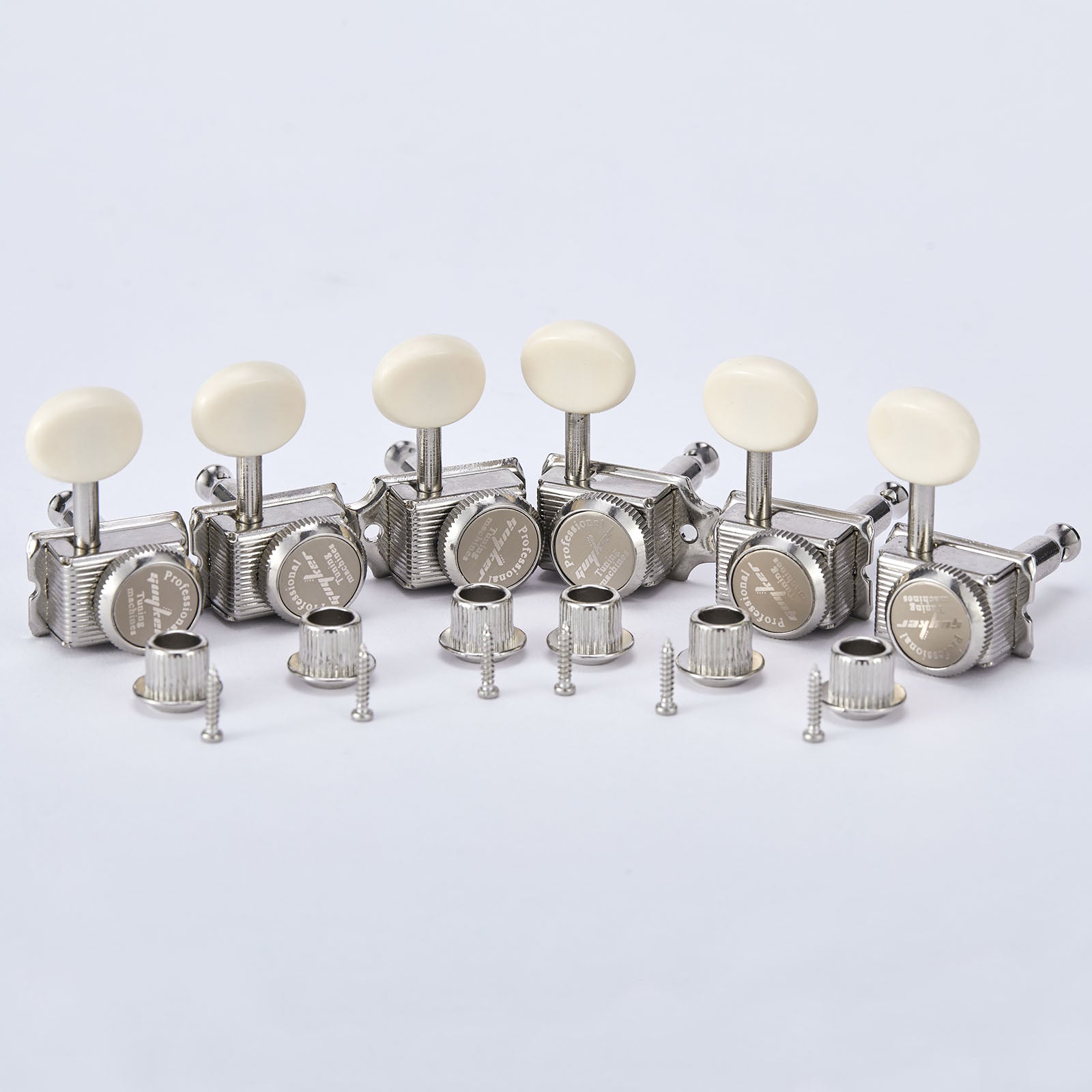 Guyker Ivory Locking Tuners GK 55NSP IV For ST TL Electric Guitar-1