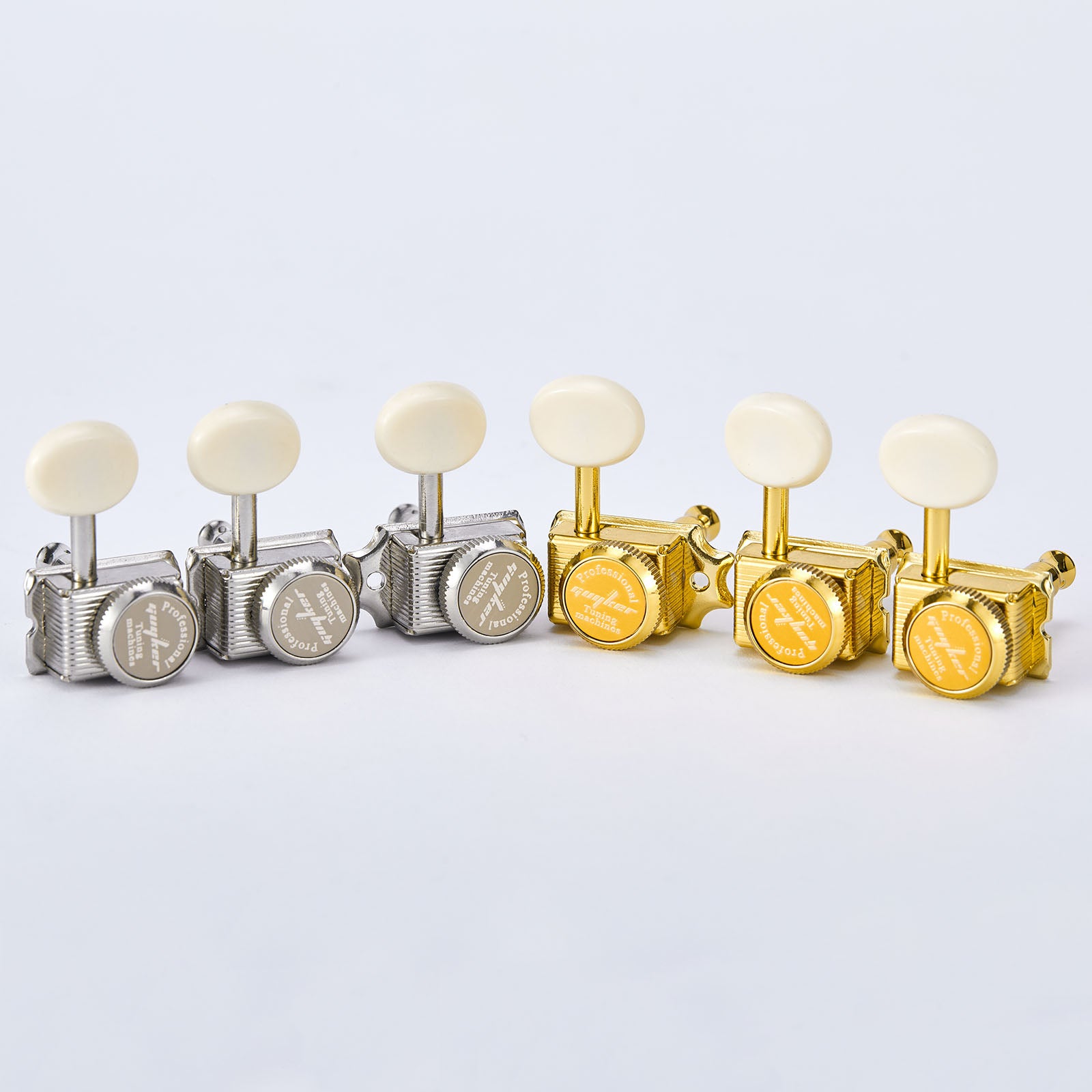 Guyker Ivory Locking Tuners GK 55NSP IV For ST TL Electric Guitar-2