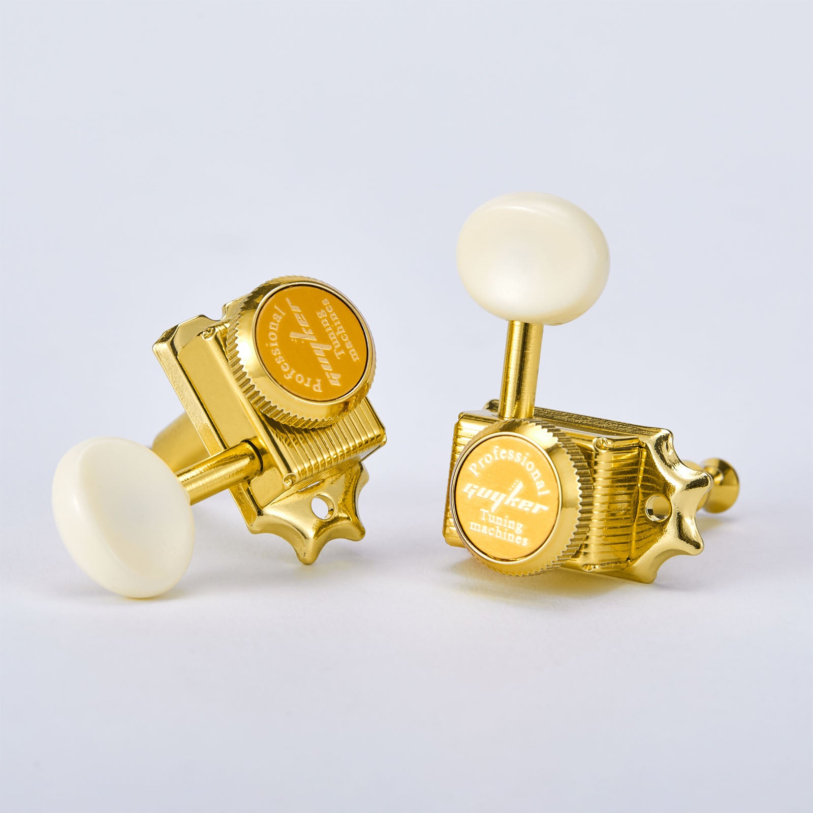 Guyker Ivory Locking Tuners GK 55NSP IV For ST TL Electric Guitar-4