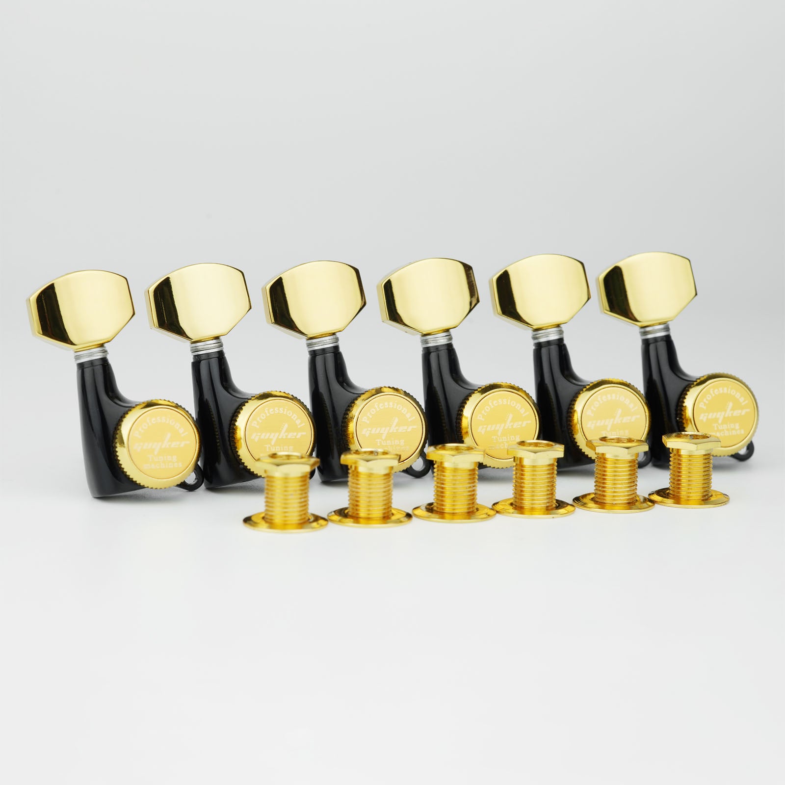 Guyker Locking Electric Guitar Machine Heads BK GD GK 501D7SP-3