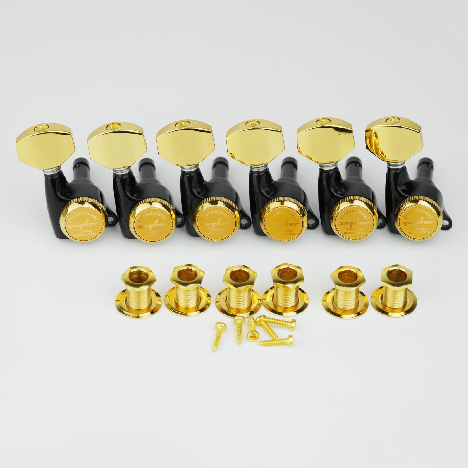 Guyker Locking Electric Guitar Machine Heads BK GD GK 501D7SP-5