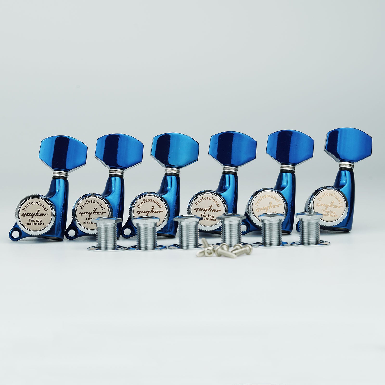 Guyker Locking Electric Guitar Machine Heads BK GD GK 501D7SP-9