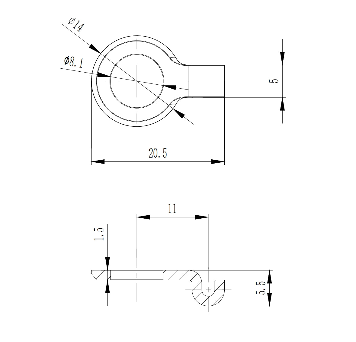 Guyker SR9 Electric Guitar Head String Retainer