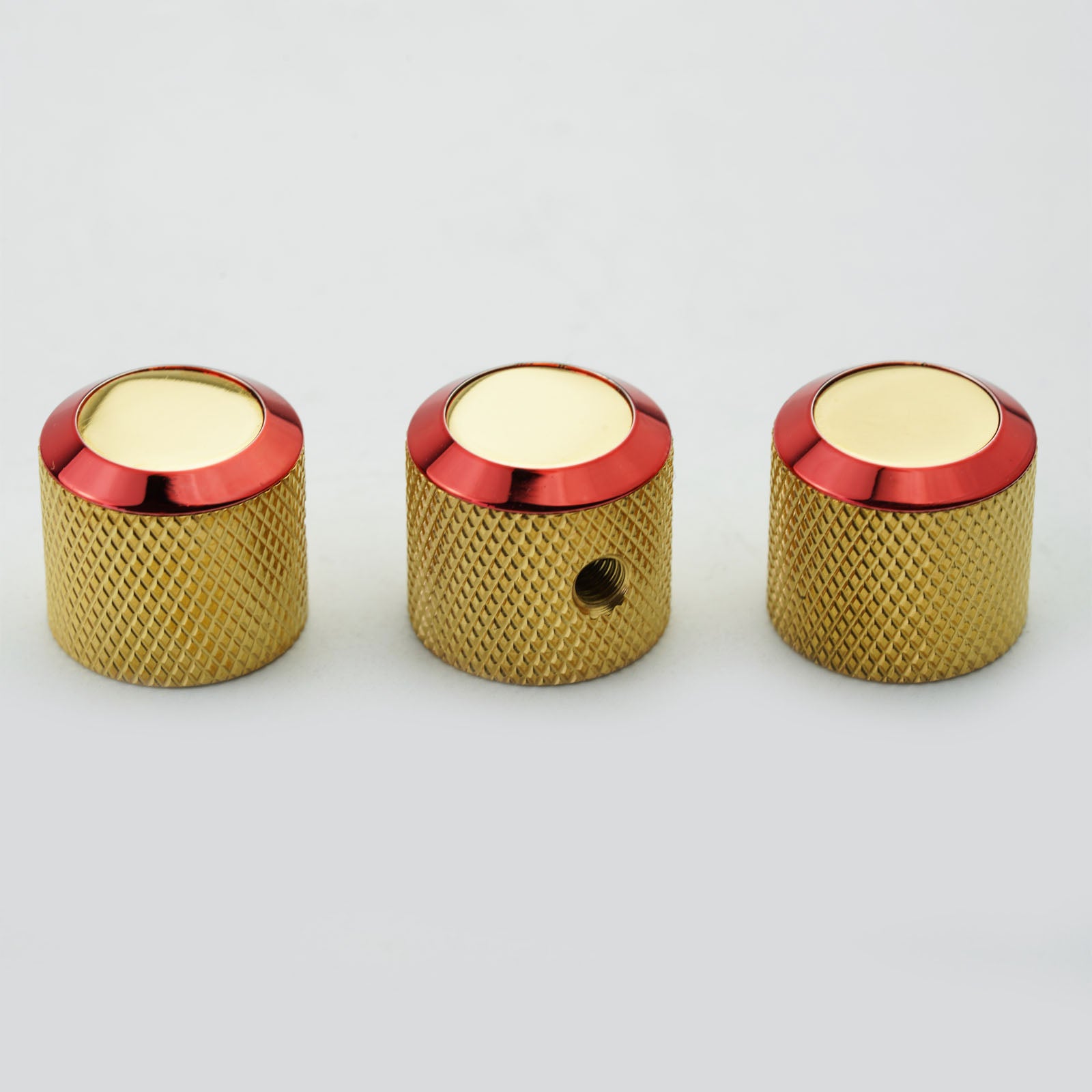 Guyker Solid Brass Guitar Bass Knobs – CNC Machined Dia.6/6.3mm CKB003