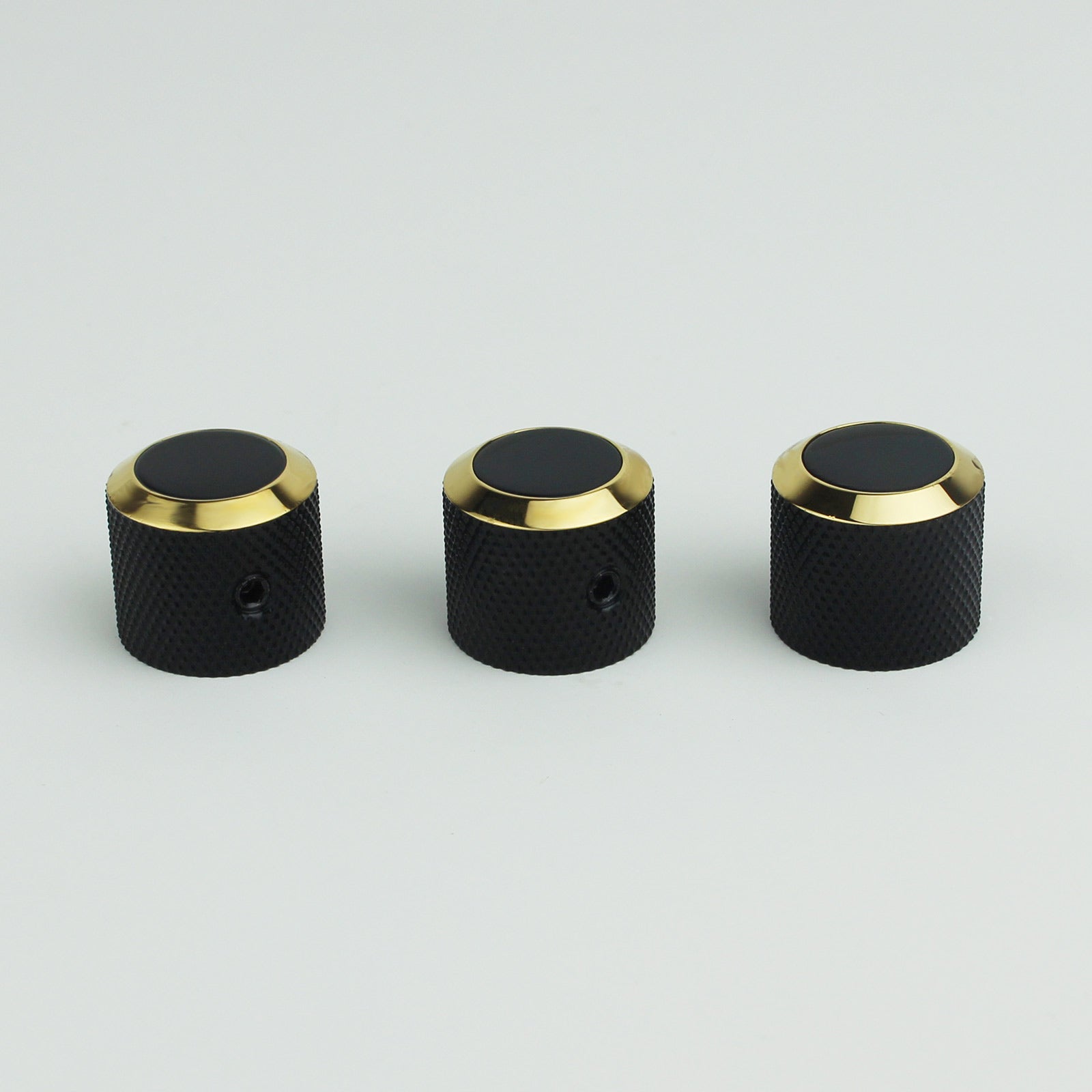 Guyker Solid Brass Guitar Bass Knobs – CNC Machined Dia.6/6.3mm CKB003