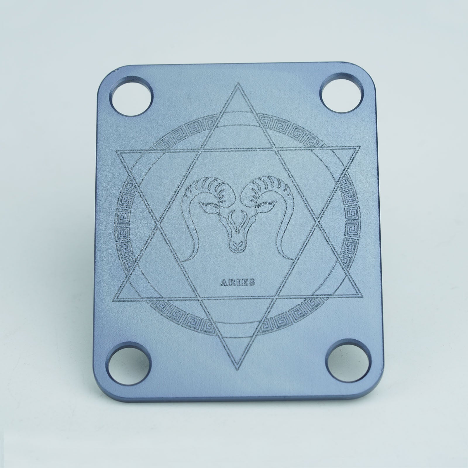 Guyker Zodiac Pattern Aluminum Alloy Neck Plate R1003