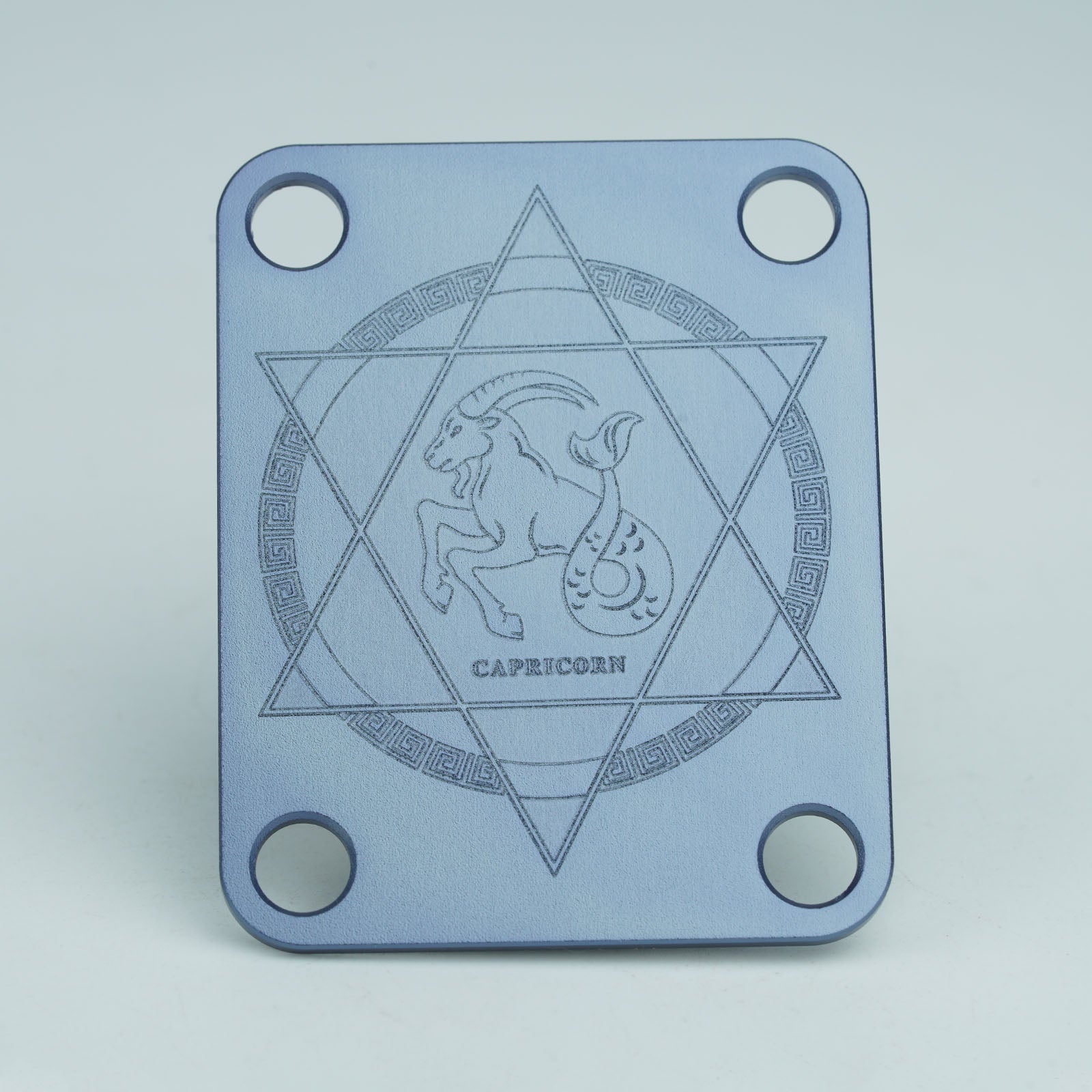 Guyker Zodiac Pattern Aluminum Alloy Neck Plate R1003