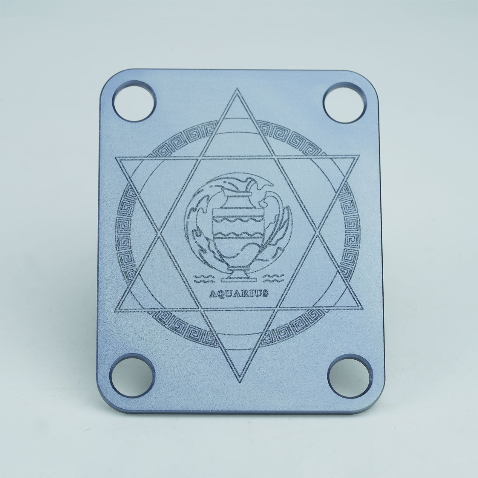 Guyker Zodiac Pattern Aluminum Alloy Neck Plate R1003