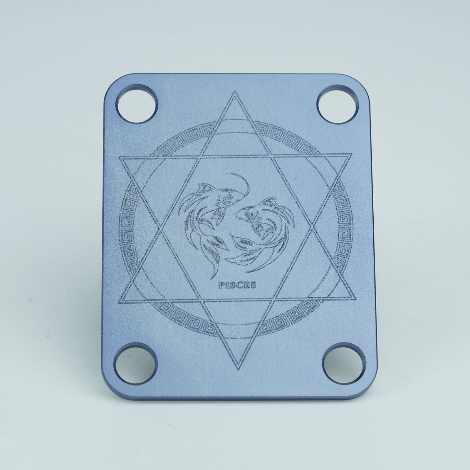 Guyker Zodiac Pattern Aluminum Alloy Neck Plate R1003
