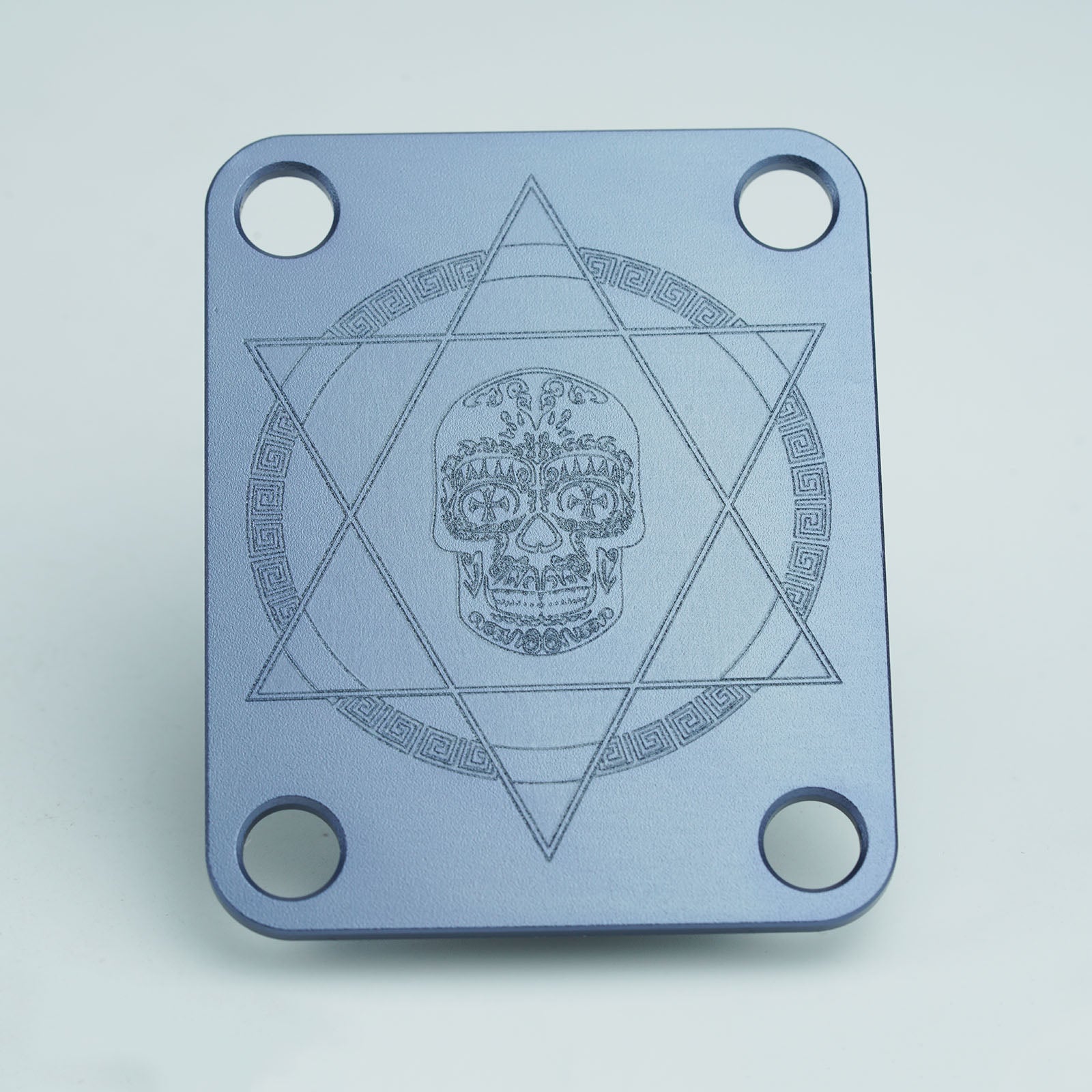 Guyker Zodiac Pattern Aluminum Alloy Neck Plate R1003