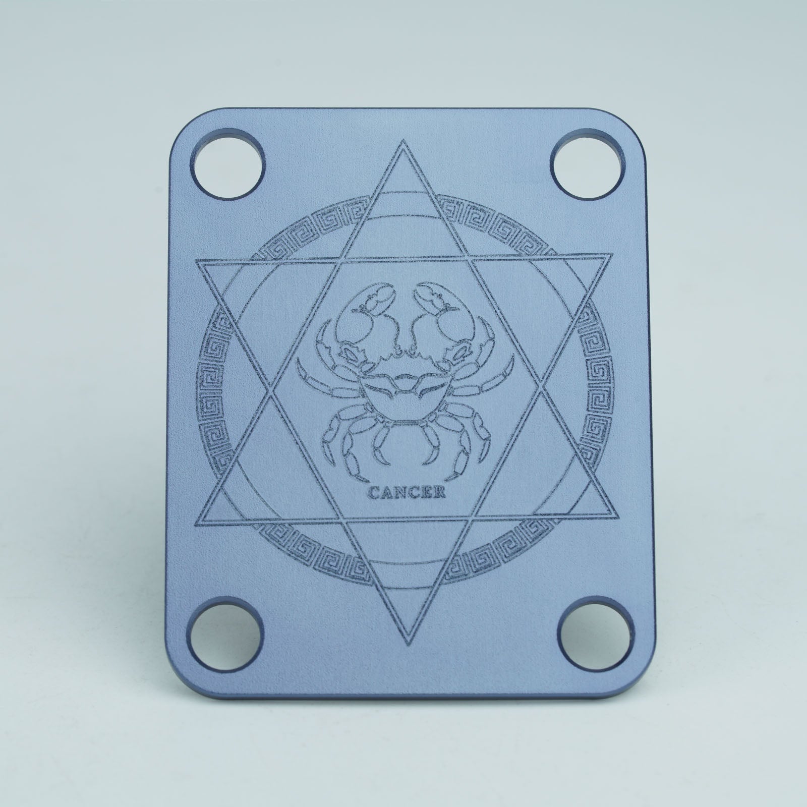 Guyker Zodiac Pattern Aluminum Alloy Neck Plate R1003