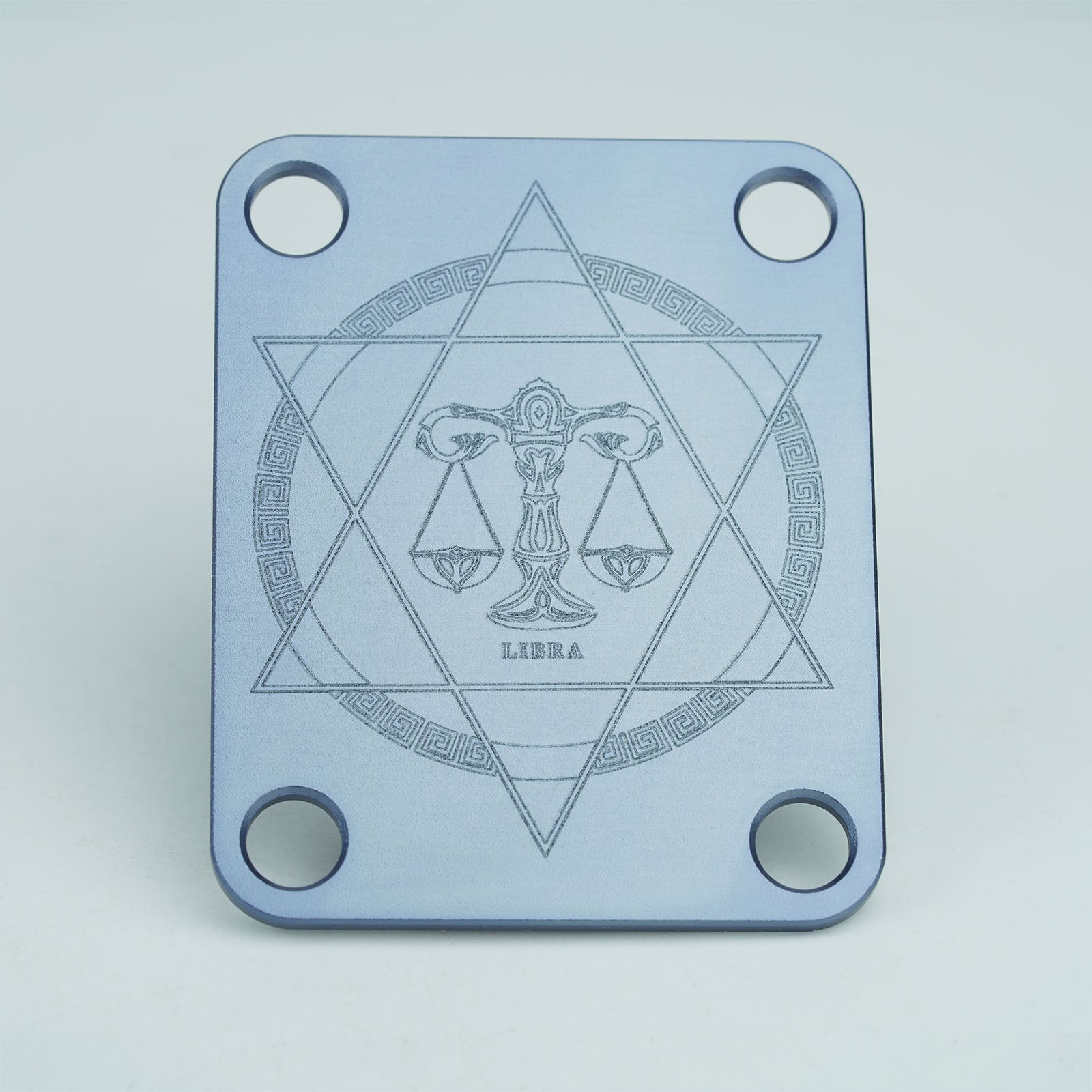 Guyker Zodiac Pattern Aluminum Alloy Neck Plate R1003