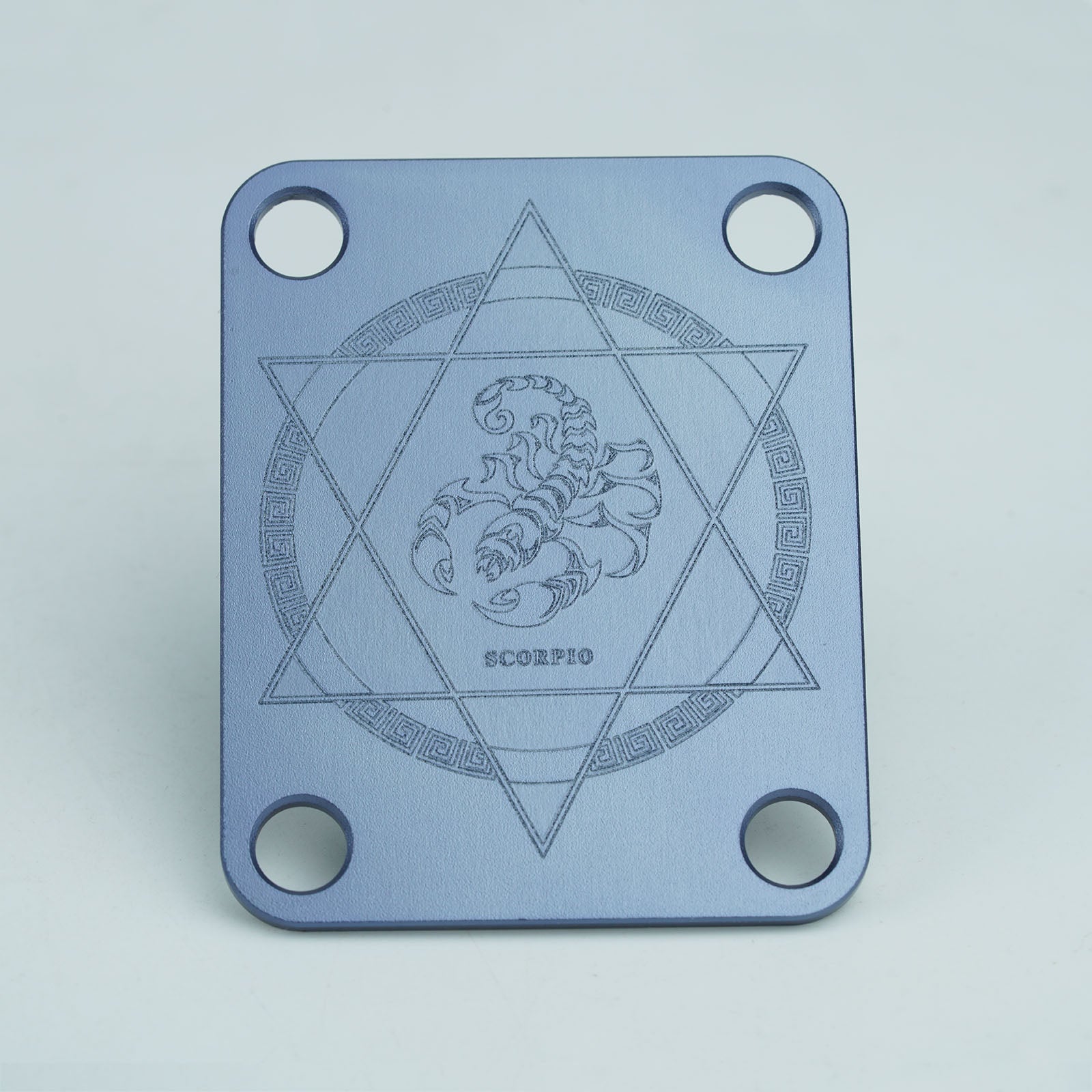 Guyker Zodiac Pattern Aluminum Alloy Neck Plate R1003