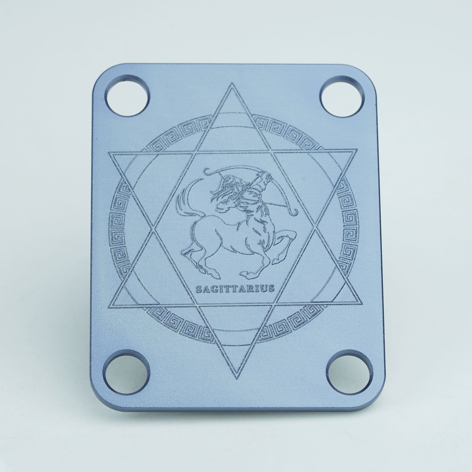 Guyker Zodiac Pattern Aluminum Alloy Neck Plate R1003