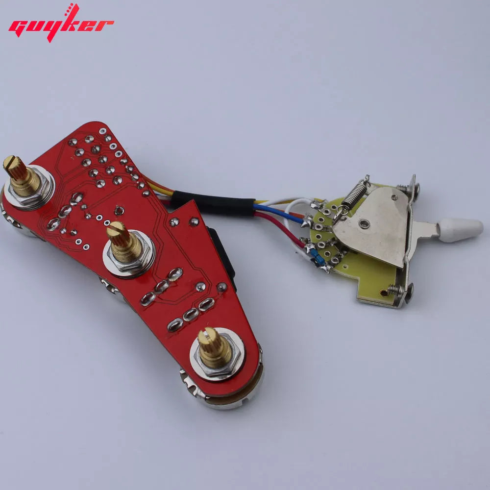 GUYKER A250K Potentiometer Circuit Board Connection Switch PREAMP For Guitar Accessories