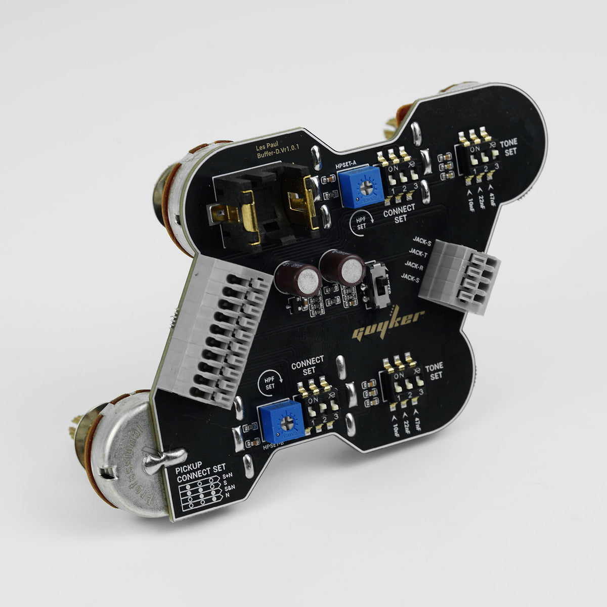 Guyker HQ-LP01M Solderless PCB Wiring Harness for LP-Style Electric Guitar