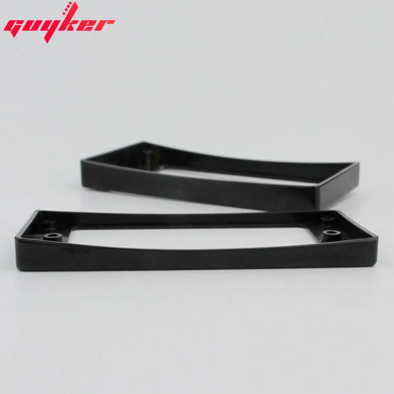 1 Set Rainbow/Red Humbucker Pickup Frames neck and bridge Pickup Mounting Ring Curved Tapered For LP Electric Guitar