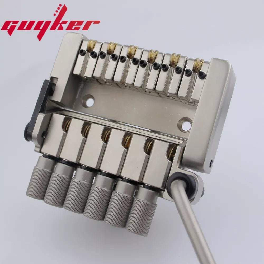 Headless Guitar Tremolo Bridge – 6-String Roller Zinc Alloy | Guyker