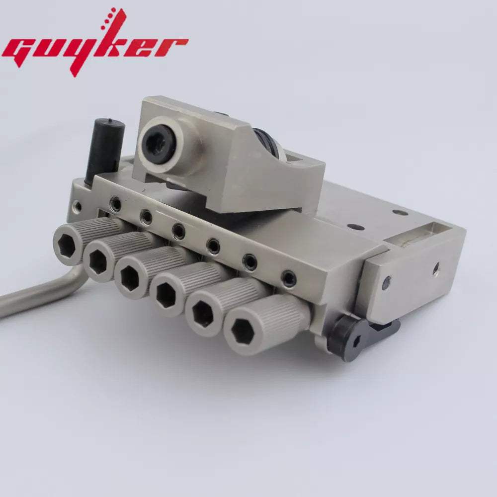 Headless Guitar Tremolo Bridge – 6-String Roller Zinc Alloy | Guyker