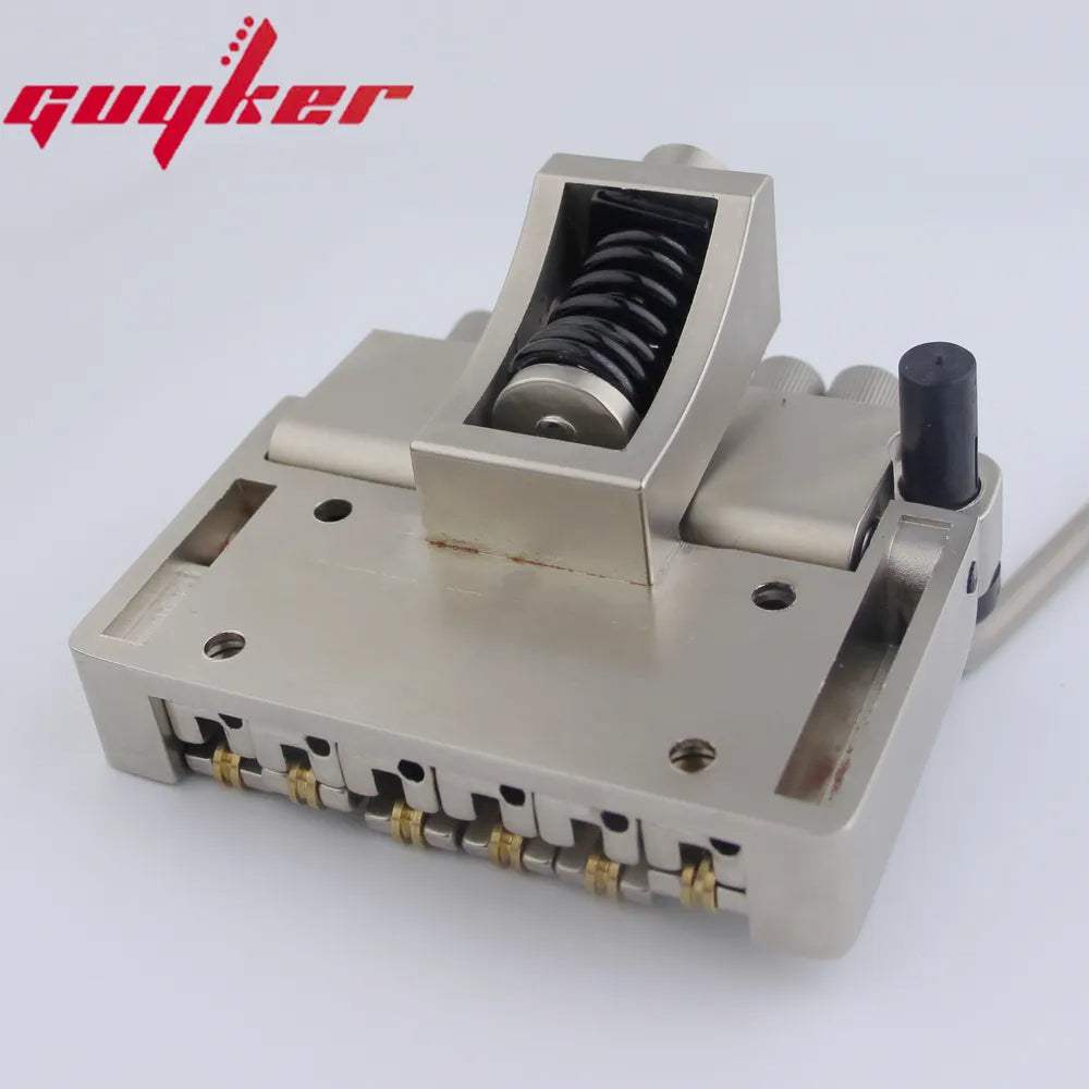 Headless Guitar Tremolo Bridge – 6-String Roller Zinc Alloy | Guyker