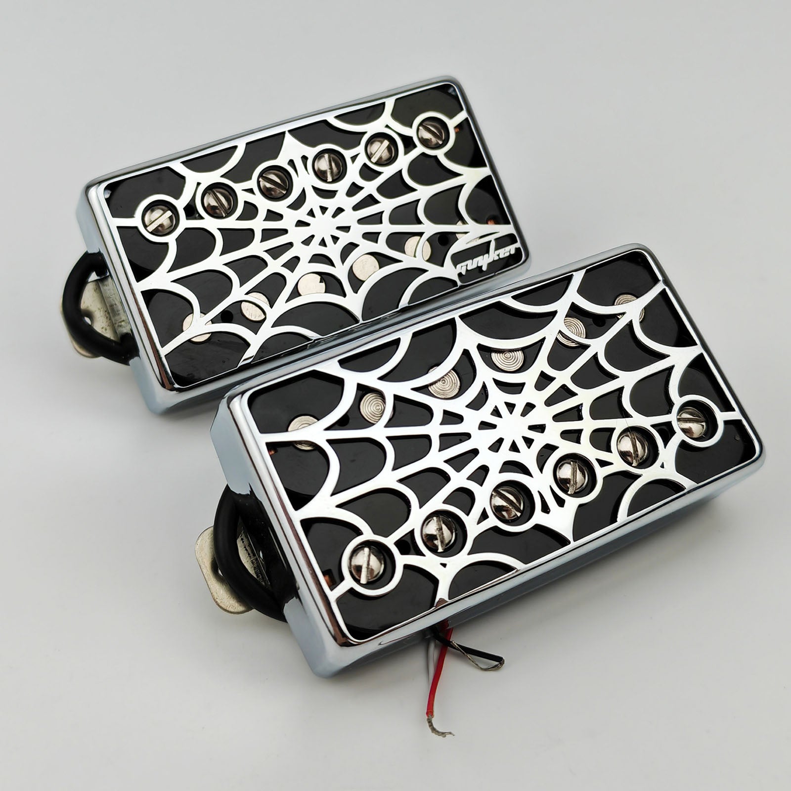 Humbucker Pickup Covers – Spider Web Hollow Style | Guyker