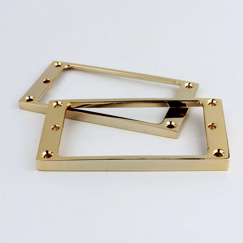 Humbucker Pickup Mounting Rings – Flat Top Metal Frame | Guyker