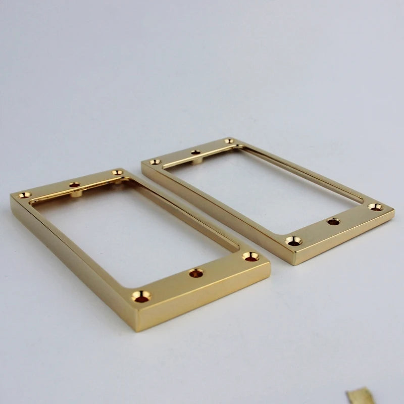 Humbucker Pickup Mounting Rings – Flat Top Metal Frame | Guyker
