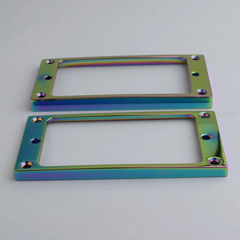 Humbucker Pickup Mounting Rings – Flat Top Metal Frame | Guyker