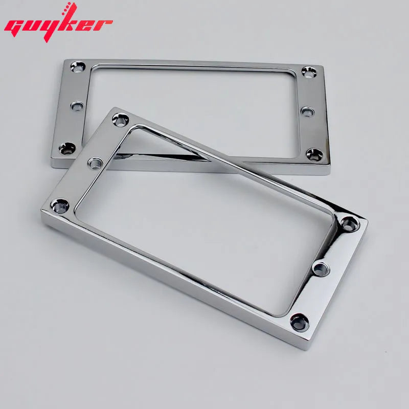 Humbucker Pickup Mounting Rings – Flat Top Metal Frame | Guyker